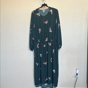 Ava & Viv Floral Long Sleeve Dress